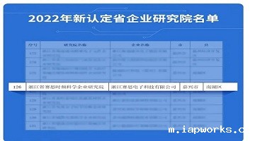 喜讯连连！Raybet雷竞技雷电竞官网荣获浙江省级企业研究院认定，产学研深度结合